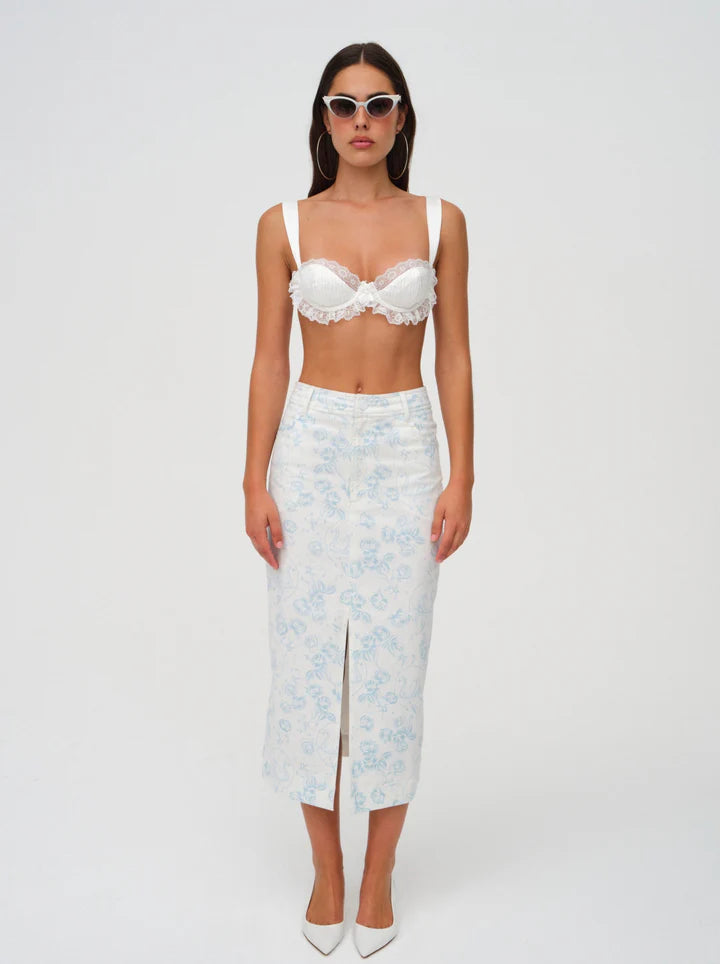 Chantal Denim Midi Skirt
