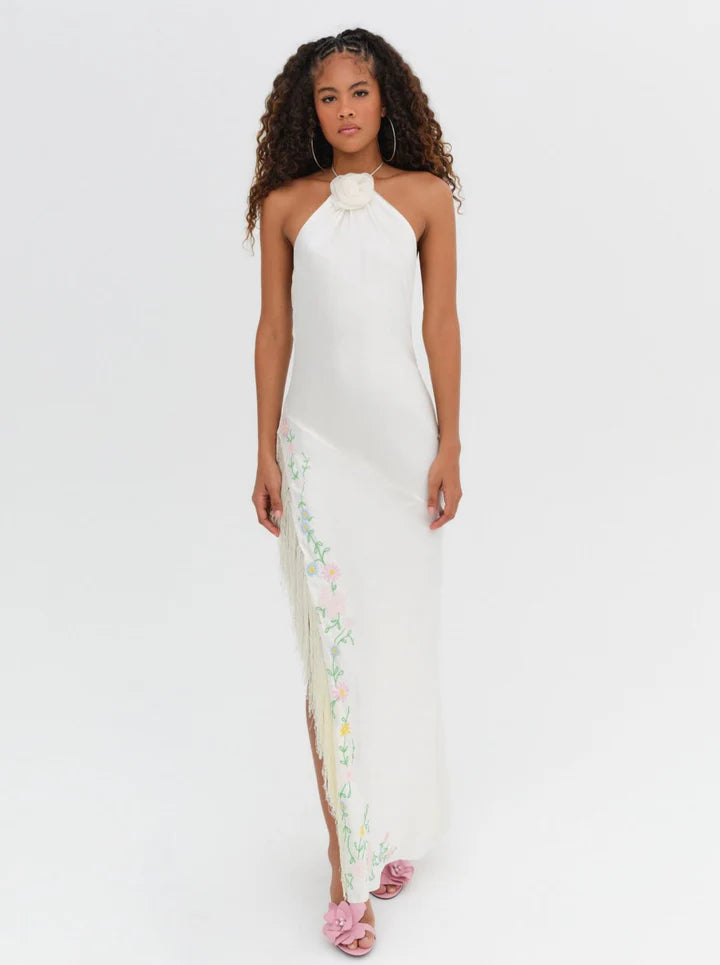 Tina Embroidered Maxi Dress