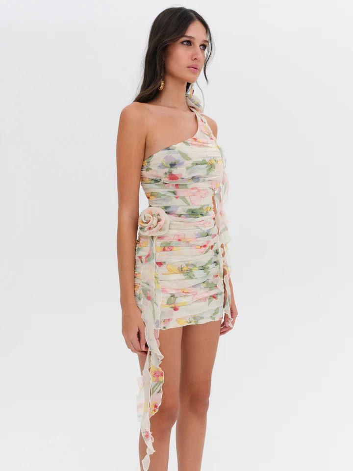 Abby One Shoulder Mini Dress